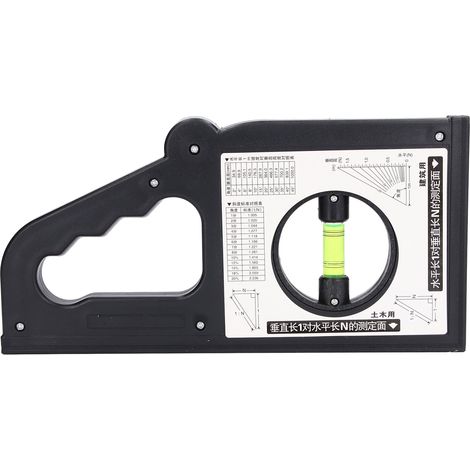 Instrument de mesure de pente multifonction avec échelle fluorescente et design blister clair (1/5)