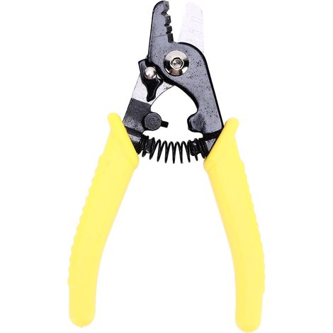 Pince à dénuder à trois trous, précise, rapide et sans effort, poignée ergonomique antidérapante avec verrouillage de sécurité. (1/5)