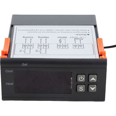 Module de contrôle de Thermostat numérique, régulateur de température pour réfrigérateurs fermenteurs 110 à 220V AC (1/5)