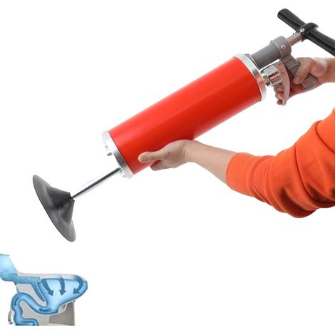 Limpiador de desagües, presión de 0,7 MPa, dimensiones de 180 x 533 mm, compatible con tuberías de 30 a 130 mm, material ABS de alta potencia, peso de 3,2 kg. (1/5)