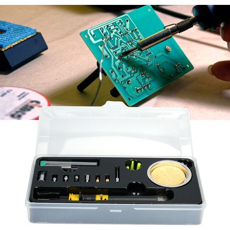 Fer à souder à étincelles au butane 12 en 1, torche de soudage portable sans fil (jaune) (1/5)