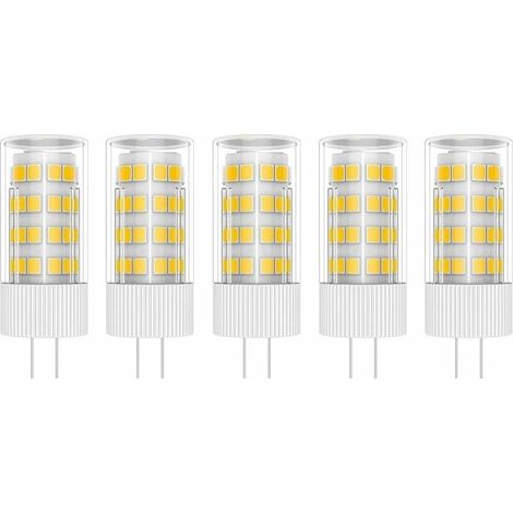 5X G4 Lampe LED 5W Ampoule Lampe 51 SMD 2835LEDs Blanc Chaud 3000K Ampoule LED 400LM Équivalent à lampe halogène 50W AC 220V [Classe énergétique A+]-LIAIKI (1/4)
