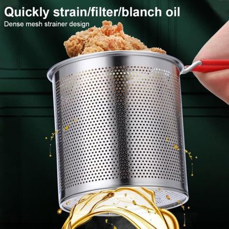 Friteuse - - Modèle en acier inoxydable 304 - Capacité 1200ML - Compatible tous feux (1/4)