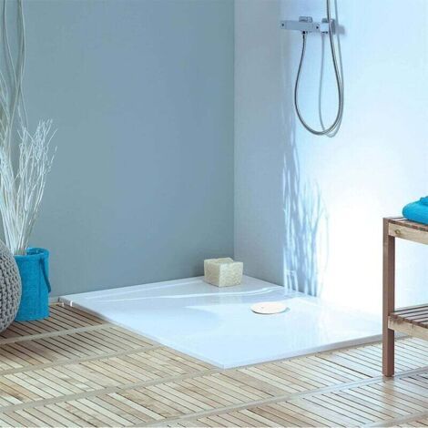 NALOOKAMIC Bonde de douche extra-plate, Diam.90 mm