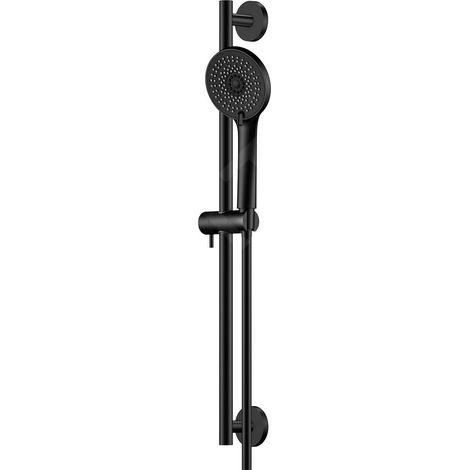 Steinberg 340 - Set pomme de douche, barre et flexible, 3 jets, noir 340 1601 S (1/5)