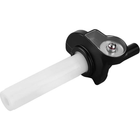 EVGATSAUTO Puños de acelerador de aleación de aluminio visual/plástico de 22 mm para motocicleta, puño de acelerador de gasolina para ATV, moto de cross, blanco/azul/naranja/rojo (en (1/5)