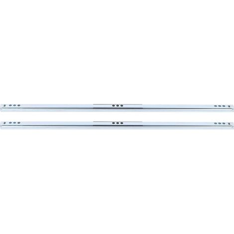 Eosnow 2pcs/set 450x17 mm Schublade Stahl Ball Schlittenschiene Hardware -Zubehör für Schrankschrank