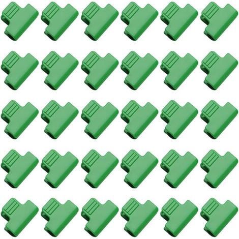 Pinces à effet de serre de 19mm, pinces à effet de serre, clips de couverture de rangée de film, clip de cerceau de jardin, paquet de 30 (1/5)