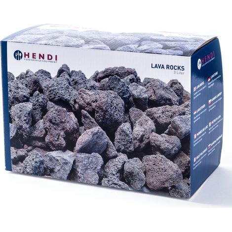Pierre de lave pour barbecue à gaz 3kg - Hendi 152706 (1/4)