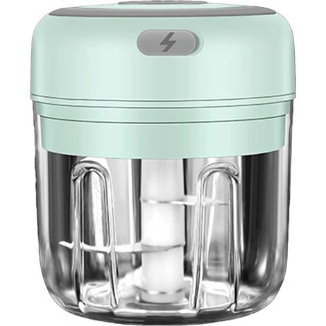 /EA/ Hachoir à ail électrique, mini presse-ail électrique de 250 ml (1/3)
