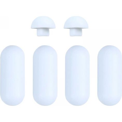 Universeller WC-Sitzpuffer, 4 Sitzpolster, 2 Deckelpolster, weiß (1/5)
