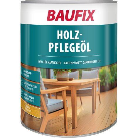 BAUFIX Holz-Pflegeöl kiefer seidenmatt, 2.5 Liter, Holzpflege