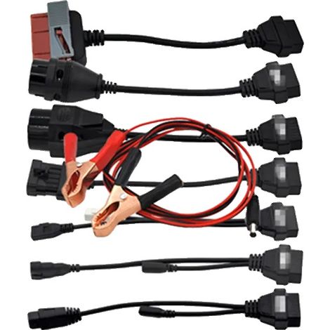 Ensemble de câbles de diagnostic, 8 câbles complets, connecteur OBDII, Câbles de voiture (1/2)