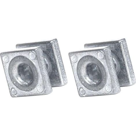 Cyclingcolors – Lot de 2 passe-fils œillet 13 x 13 mm – Modèle carré pour tête débroussailleuse – Passage de fil 4,5 mm pour entretien jardin