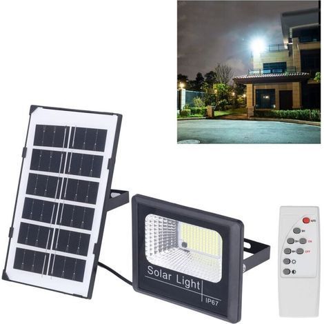 Eclairage public, télécommande solaire étanche IP67 pour pelouse (1/4)