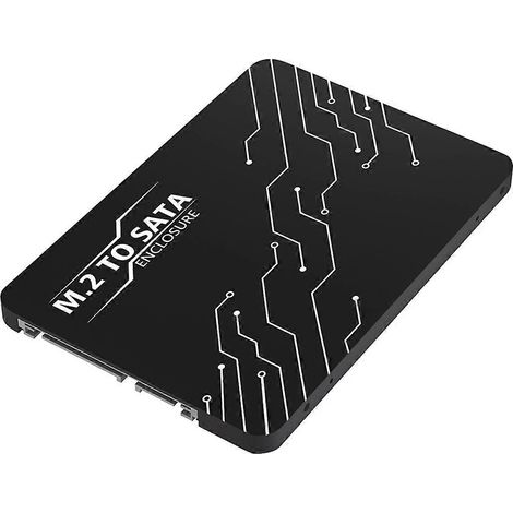 M.2-Adapter auf 2,5-Zoll-SATA-Gehäuse, unterstützt 2230, 2242, 2260, 2280 und weitere.