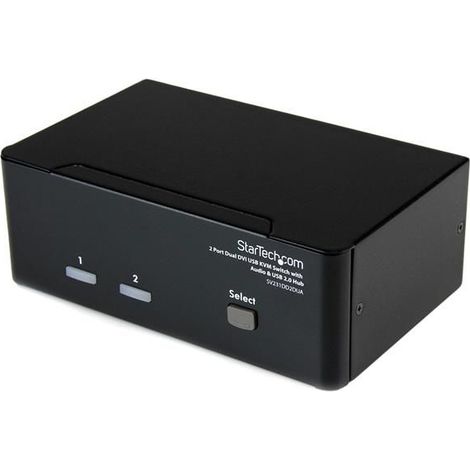 StarTech.com 2 Port DVI USB KVM Switch mit Audio und USB 2.0 Hub (1/5)