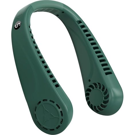 Ventilateur de cou portable sans pales avec écran et 5 vitesses, rechargeable par USB, ventilation à 360° (1/5)