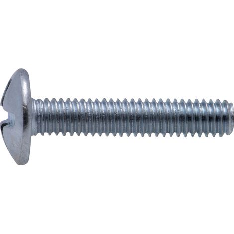 Boulon poêlier zingué Viswood Ø 6x80mm (lot de 20 boulons)