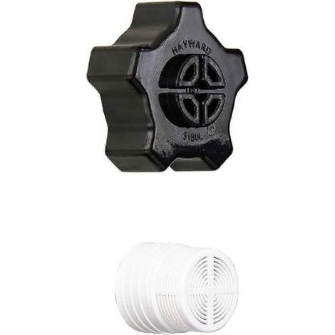 Coperchio di scarico del cilindro della sabbia Hayward SX180LA per filtro a sabbia serie Pro - Accessori di ricambio con guarnizione (1/5)