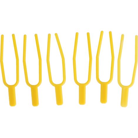 100 attaches pour plantes grimpantes, supports pour vignes, étanches, pour plants de fraisiers, fourches de plantation (1/5)