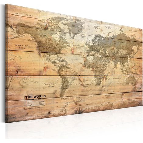 Tableau Carte du monde : Tableaux - 120 x 80 cm (1/3)