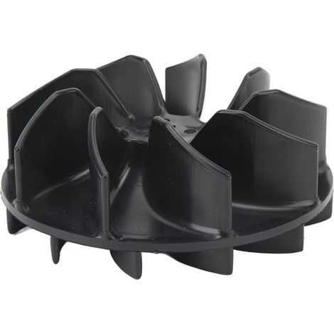 Fan Turbine, Vac Turbine Fan, Vacuum Parts Leaf Blower ABS Black 125 0494 Replacement for Electric Blower (1/5)