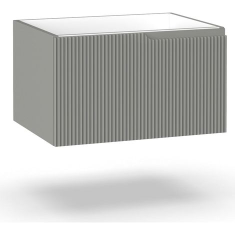Base portalavabo 1 cestone ZIP grigio opaco (1/2)