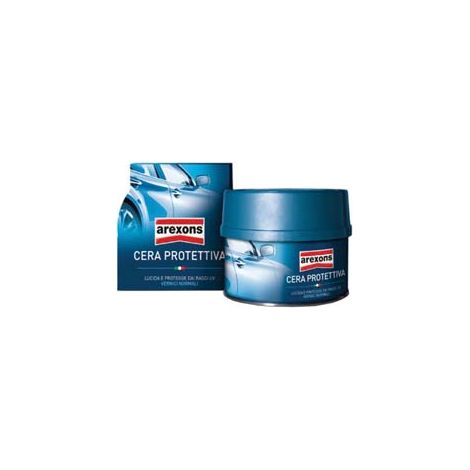 CERA PROTETTIVA PER AUTO- - ml.250 in barattolo con spugna (8270) - 2 pezzi AREXONS