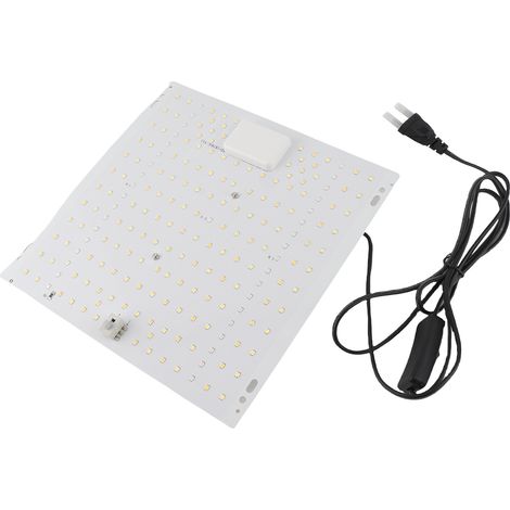 Ortviai Lampe de Croissance LED Plein Spectre pour Plantes d’Intérieur, Succulentes et Semis – 25x25 cm