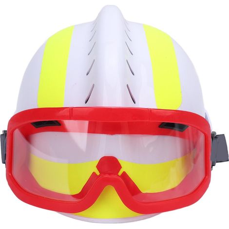 Casque de sauvetage pour travail en hauteur, casque de sécurité avec lampe frontale ventilée, pour interventions d'urgence en cas de séisme, d'incendie ou de recherche, modèle F2 blanc. (1/5)