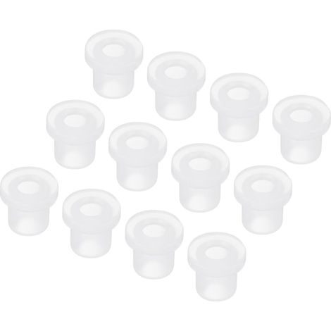 30Pcs passe-câble en caoutchouc en forme de T Dia 8.5mm ID 6mm H 10mm Transparent Joint de protection pour câble Passe-câbles flexibles pour tuyau de câble (1/5)