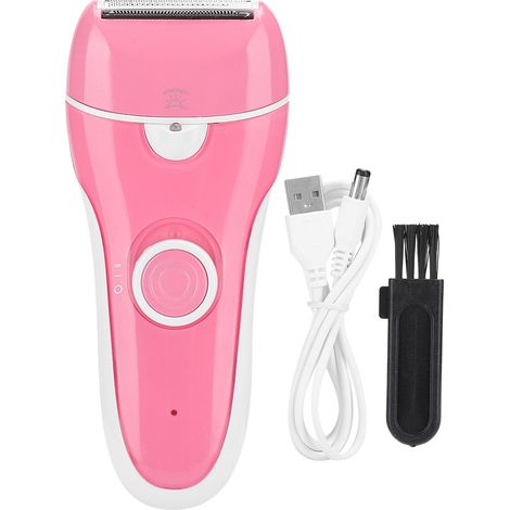 Epilateur Électrique Rechargeable Par USB - Étanche - Tête Flottante 3-en-1 - Pour Corps Et Pieds - 1 Pièce (1/5)