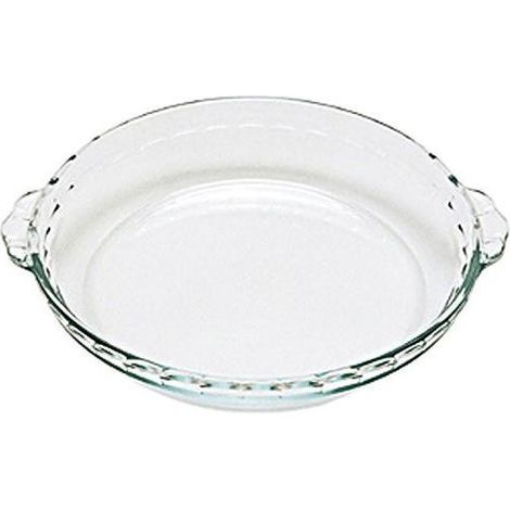 Pyrex 198B000-7648 Bake and Enjoy Stampo Festonato con Manici 26x23 cm vetro borosilicato 1.3 L colore Trasparente