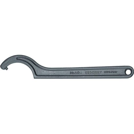 Clé à ergot à trou, Pour écrou à trous, Taille 110 à 115 mm, Pointes Ø 8 mm, Clé, 40 Z 110-115 (1/2)