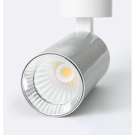 Foco LED Superficie 9W Aluminio Misoh 2700K - 4000K - 6000K 38º Blanco / Plateado CCT (1/5)