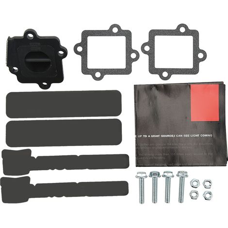 Ortviai Soupape à lamelles moto V352A pour Yamaha Zuma 50 YW50 (2002–2011), kit complet avec joints et vis