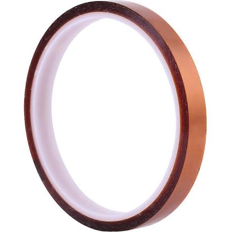 Un rouleau de ruban isolant auto-adhésif haute température résistant à la chaleur de 10 mm x 30 m, adapté aux circuits imprimés SMT. (1/5)