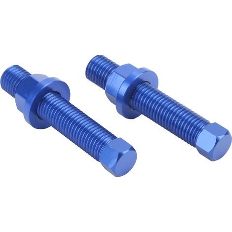 Kettenspannschrauben 50304040100, 2 Stück, blau, für SX, SXF, EXCF, SXS, SMC