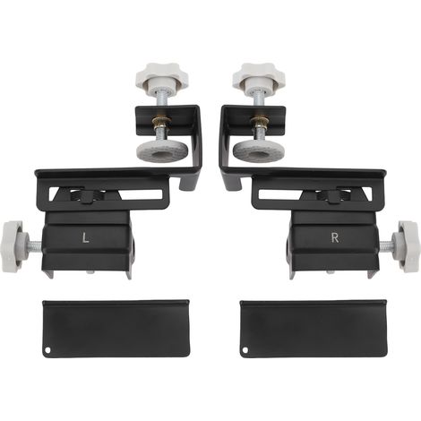 pincesAttachettes pour Panneaux de Tiroirs - Set de 2 Fixations en Acier Inoxydable - Compatible Bois et MDF (10-30mm) (1/5)