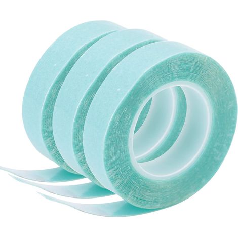 10 Bandes adhésives double face, fixation forte, hypoallergénique, transparent, pour extensions de cheveux et perruques, usage salon et domicile (1/5)
