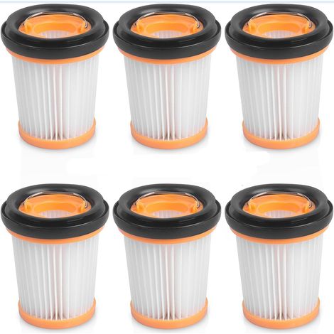 6er-Pack Waschbare Filter WV220 – Für Shark WandVac kabellosen Handstaubsauger WV200, WV201, WV205 (1/4)