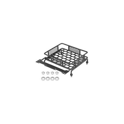 Portapacchi in acciaio per bagagliaio, accessorio per modellismo automobilistico RC crawler 1/10 (S)