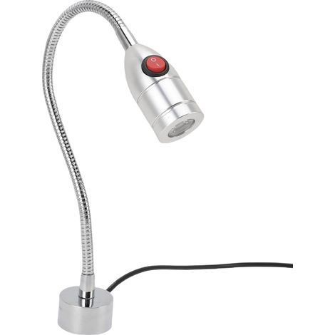 Projecteur d'atelier aimanté DEL blanc bras flexible luminaire machine magnétique pour établi machine à coudre bureau éclairage industriel alliage aluminium 1 pièce (1/5)