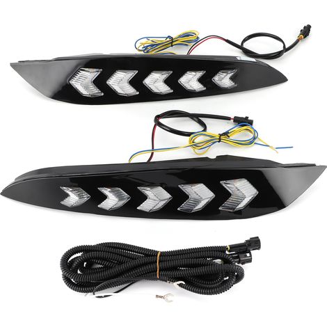 Feux de jour LED 3 couleurs clignotants pour Mazda 3 Axela 2019-2021, phares de signalisation (1/5)
