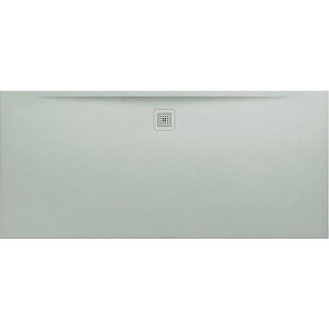 Receveur de douche LAUFEN PRO, rectangulaire, écoulement sur le côté long 2000 x 900 x 36 mm, gris clair LAUFEN