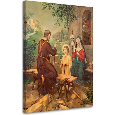 Tableau décoratif REPRODUCTION Sainte Famille 40x60 (1/5)