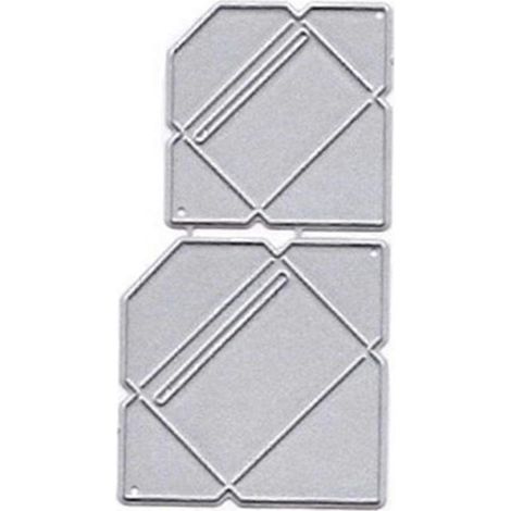 Stanzformen für Briefumschläge aus Metall, DIY-Stempel, Bastelvorlagen, Formen und Schablonen