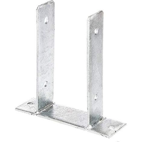 STAFFA PORTAPALO AD U 200X60X200MM DA AVVITARE ZIN (1/3)