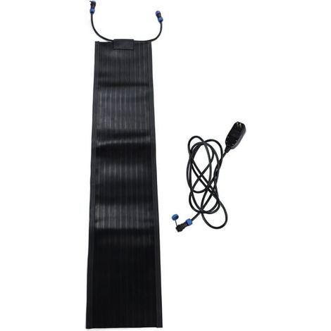Tapis chauffant anti-neige 80W 20x90cm, électrique pour entrée, escaliers, chemin, cour extérieure, 120V US, dégivrage rapide (1/4)